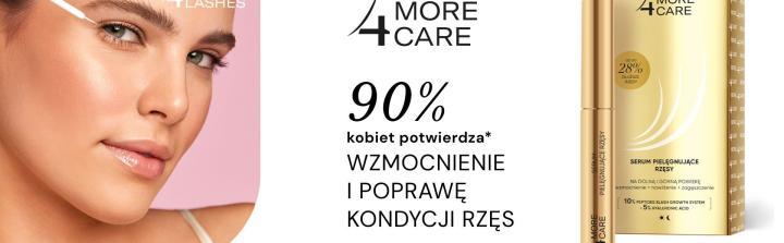 More4Care z kampanią dla serum pielęgnującego rzęsy